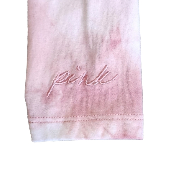 3/$25 PINK Bodysuit Tie-dye Pink Long Sleeve - Small - Picture 5 of 7
